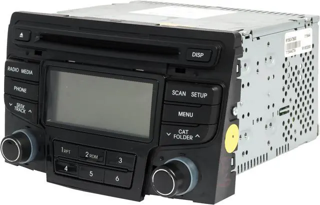 Alt view image 2 of 5 - 2012-2015 Hyundai Sonata AM FM XM Radio mp3 Single CD 96180-3Q600 Option 9611PC