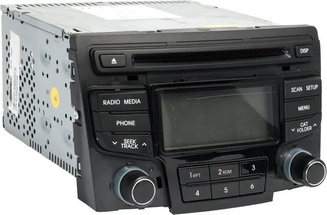 Alt view image 3 of 5 - 2012-2015 Hyundai Sonata AM FM XM Radio mp3 Single CD 96180-3Q600 Option 9611PC