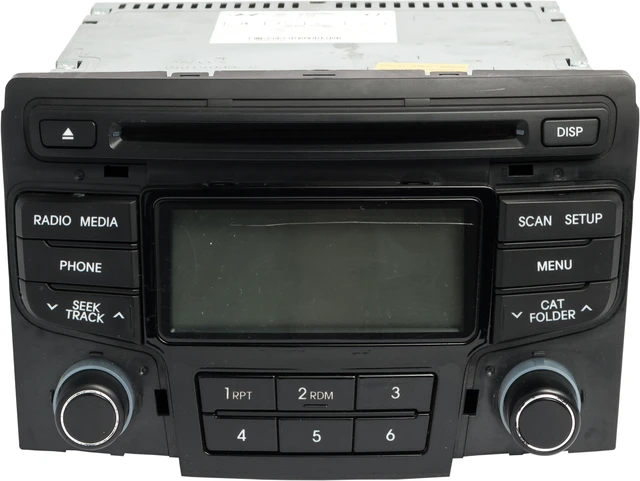 Main image of 2012-2015 Hyundai Sonata AM FM XM Radio mp3 Single CD 96180-3Q600 Option 9611PC