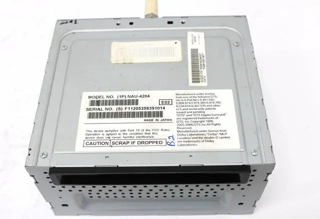 Alt view image 6 of 7 - 2010 Ford Flex AM FM Radio Single Disc CD Player Satellite Ready AA8T-19C156-AC