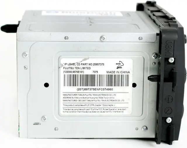 Alt view image 4 of 7 - Chevy Impala 2008 Radio AM FM CD Player w Bluetooth Music 25957375 US8 UNLOCKED