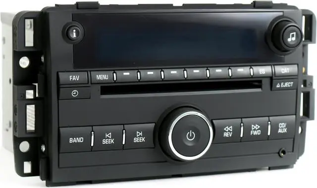 Alt view image 2 of 7 - Chevy Impala 2008 Radio AM FM CD Player w Bluetooth Music 25957375 US8 UNLOCKED