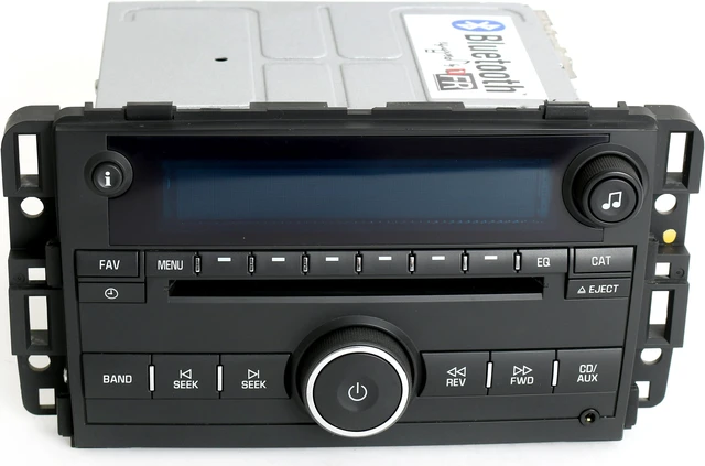 Alt view image 7 of 7 - Chevy Impala 2008 Radio AM FM CD Player w Bluetooth Music 25957375 US8 UNLOCKED