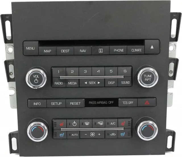 Alt view image 2 of 6 - 11-12 Lincoln MKZ AMFM XM Radio mp3 CD Navi Ready w Temp Controls BH6T-19C156-BB
