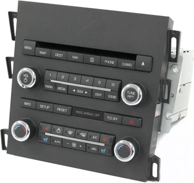 Alt view image 3 of 6 - 11-12 Lincoln MKZ AMFM XM Radio mp3 CD Navi Ready w Temp Controls BH6T-19C156-BB