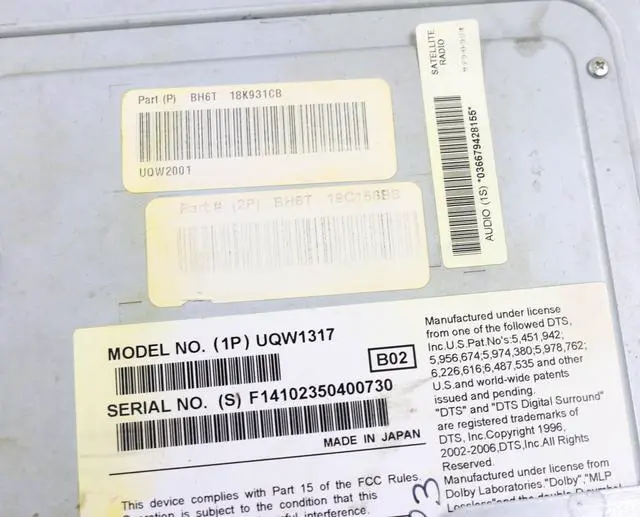 Alt view image 6 of 6 - 11-12 Lincoln MKZ AMFM XM Radio mp3 CD Navi Ready w Temp Controls BH6T-19C156-BB