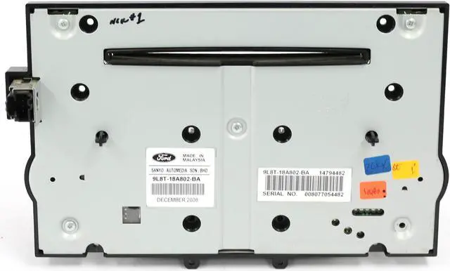 Alt view image 4 of 5 - 2009-12 Ford Escape Mercury Mariner OEM AM FM Radio Control Panel 9L8T-18A802-BA