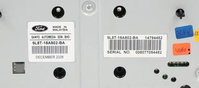 Alt view image 5 of 5 - 2009-12 Ford Escape Mercury Mariner OEM AM FM Radio Control Panel 9L8T-18A802-BA
