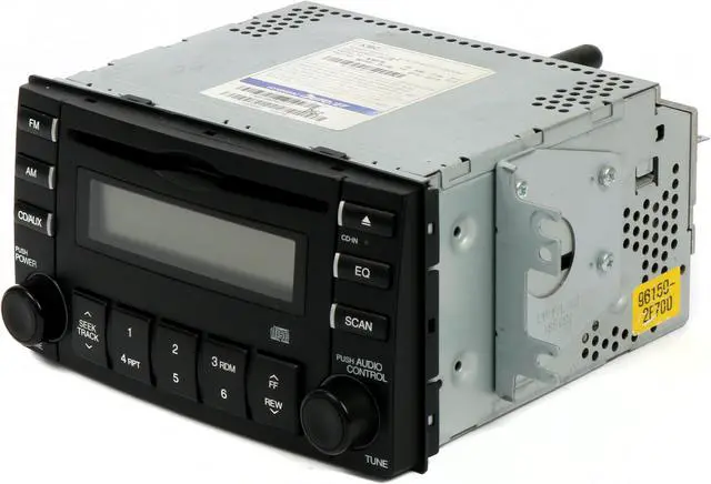 Alt view image 4 of 5 - 2007-2009 Kia Spectra OEM Factory AM FM Radio Single Disc CD Player 96150-2F700