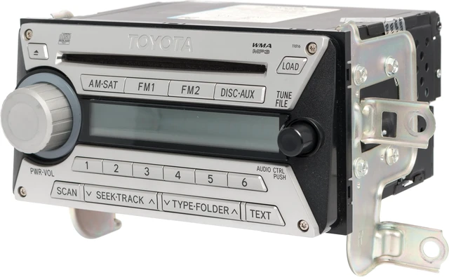 Alt view image 2 of 5 - Toyota 2007-2010 FJ Cruiser AM FM Radio mp3 6 Disc CD Player 86120-35380 - 11816
