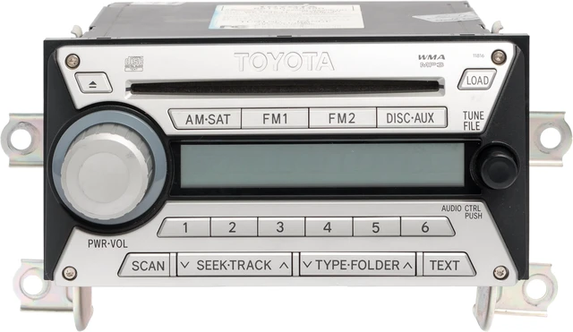 Main image of Toyota 2007-2010 FJ Cruiser AM FM Radio mp3 6 Disc CD Player 86120-35380 - 11816