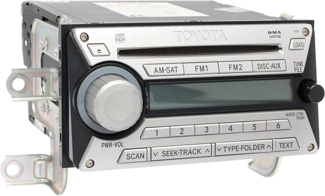 Alt view image 3 of 5 - Toyota 2007-2010 FJ Cruiser AM FM Radio mp3 6 Disc CD Player 86120-35380 - 11816