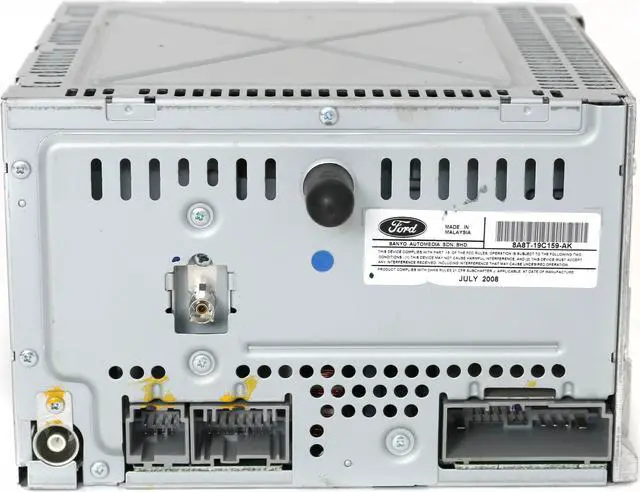 Alt view image 5 of 5 - 2009 Ford Flex OEM AM FM Radio w 6 Disc CD Changer - 8A8T-19C159-AK