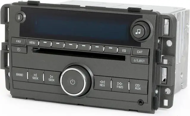 Alt view image 2 of 7 - Buick Lucerne 2009-2010 Charcoal AM FM MP3 CD Player w Aux Input 25992378