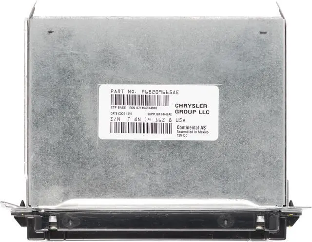 Alt view image 5 of 5 - 2013-20 Dodge Journey AMFM Satellite Ready Radio w CD MP3 Player Part 68209665AE