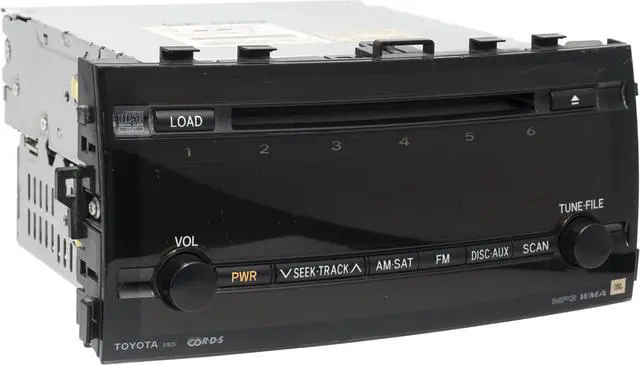 Alt view image 3 of 5 - 2006-2009 Toyota Prius Radio AM FM w 6 Disc CD Part Number 86120-47210 ID 51825