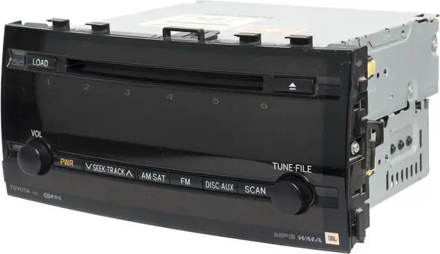 Alt view image 2 of 5 - 2006-2009 Toyota Prius Radio AM FM w 6 Disc CD Part Number 86120-47210 ID 51825