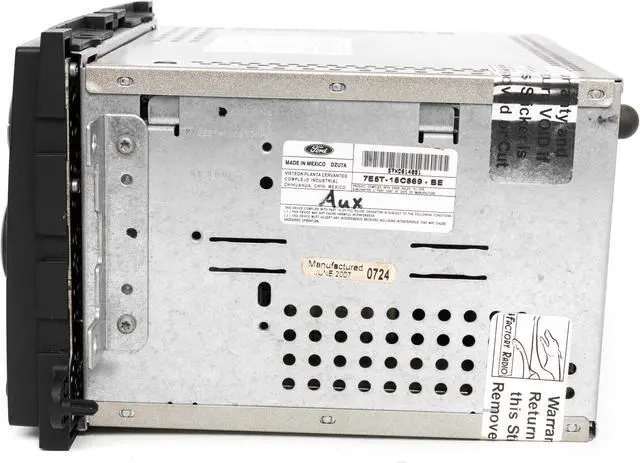 Alt view image 6 of 6 - 07 Ford Fusion Single AM FM CD Player Radio Receiver OEM Original 7E5T-18C869-BE