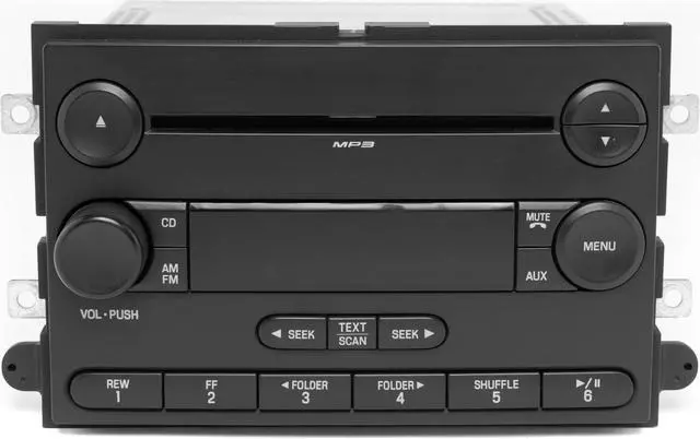 Alt view image 2 of 6 - 07 Ford Fusion Single AM FM CD Player Radio Receiver OEM Original 7E5T-18C869-BE