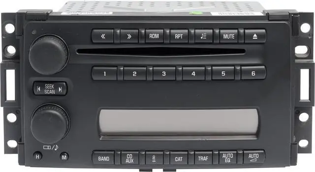 Main image of 2005-07 Pontiac Montana AMFM Radio and CD Player Part Number 15224736 Option US8