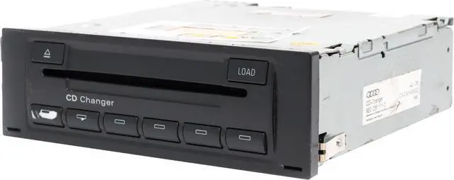 Alt view image 2 of 4 - Audi S4 A4 2002-08 Glovebox-Mounted 6 Disc CD Player Changer Unit 8E0 035 111 D