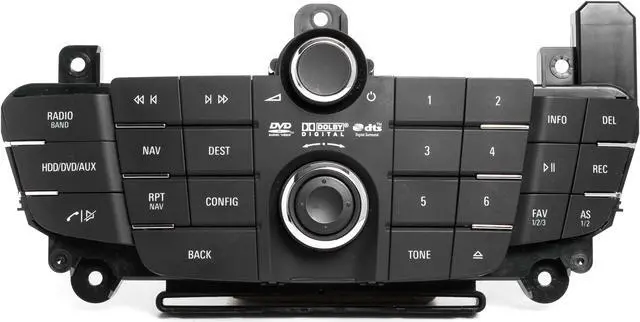 Main image of Buick 2011 Regal Radio Control Panel Part Number 13273262 Option Code UYS