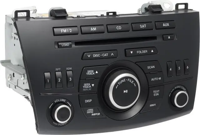 Alt view image 3 of 5 - 2012-13 Mazda 3 AMFM Satellite Radio Single-Disc CD MP3 Player Part ID BGV466AH0