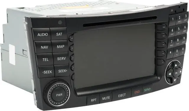 Alt view image 3 of 5 - Mercedes-Benz CLS-Class 2007-2008 Radio AM FM Single Disc CD Player 2118203497