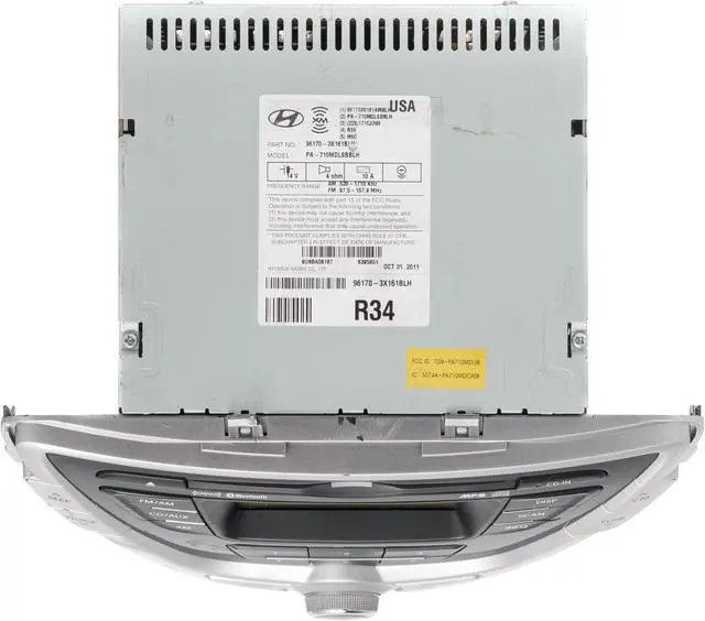 Alt view image 5 of 5 - 2011-2013 Hyundai Elantra AM FM SAT Radio MP3 CD Player Bluetooth 96170-3X161BLH