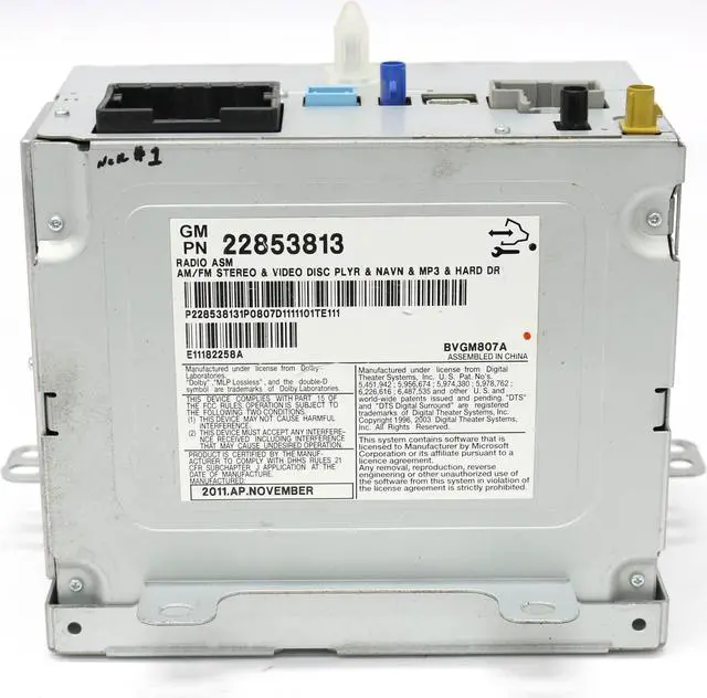 Alt view image 6 of 6 - UNLOCKED Cadillac CTS 2012-14 AM FM Radio mp3 Single Disc CD Player 22853813