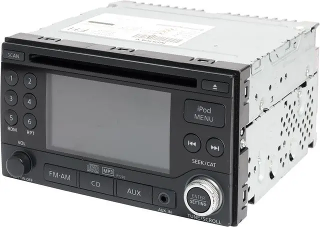 Alt view image 2 of 5 - 2011-2012 Nissan Rogue AM FM Radio Single Disc CD w Display 281851VK0A Opt PY22G