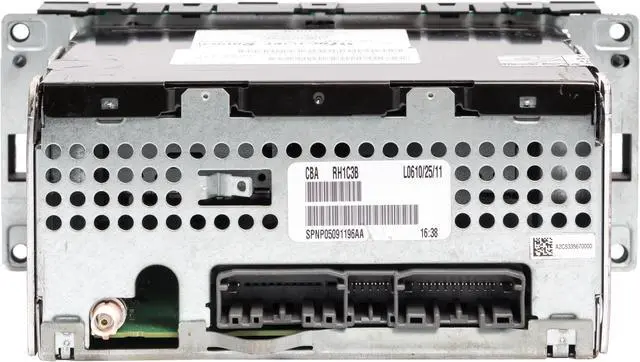 Alt view image 4 of 5 - 2012-2014 Jeep Wrangler AM FM Radio Single Disc MP3 Player AUX P05091196AA RES