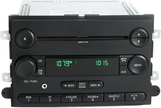 Main image of Ford 2007-2008 F-150 Truck AM FM mp3 CD Player Radio w Aux Input 7L3T-18C869-BK