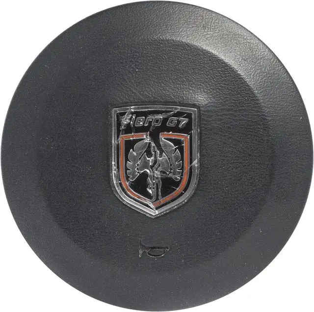 Main image of 1985-1988 Pontiac Fiero GT OEM Center Horn Button Cap for 3 Spoke Steering Wheel