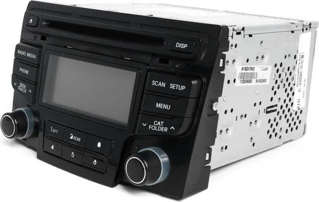 Alt view image 3 of 6 - Hyundai Sonata 2012-2015 Radio AM FM mp3 Single Disc CD w XM 96180-3Q6004X