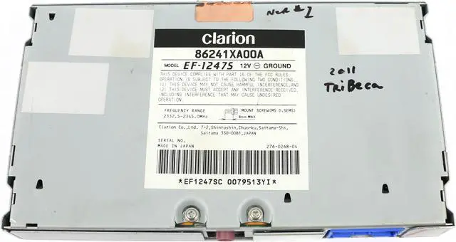 Alt view image 5 of 5 - Subaru 2007-2011 Tribeca OEM Satellite XM Tuner 86241XA00A