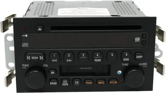 Main image of 2002-2003 Oldsmobile Aurora Radio AM FM Cassette CD Player w Bluetooth 25734856