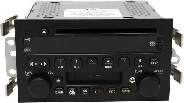Alt view image 2 of 6 - 2002-2003 Oldsmobile Aurora Radio AM FM Cassette CD player Part Number 25734856
