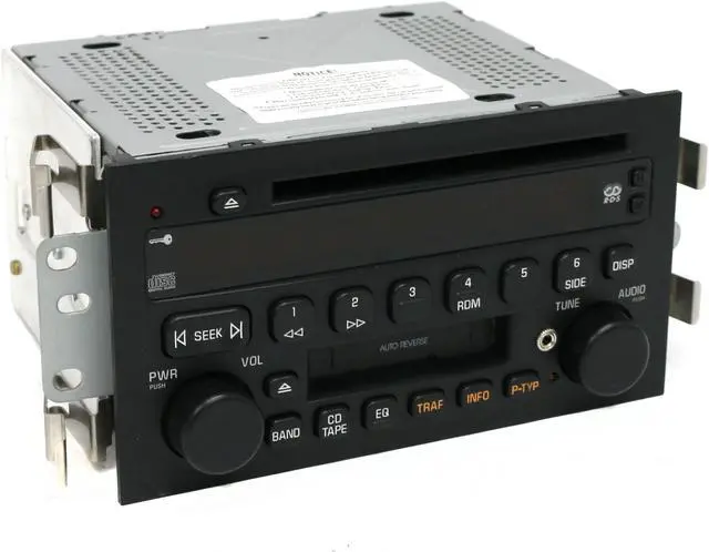 Alt view image 4 of 6 - 2002-2003 Oldsmobile Aurora Radio AM FM Cassette CD player Part Number 25734856
