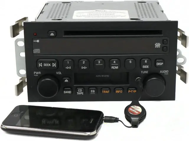 Main image of 2002-2003 Oldsmobile Aurora Radio AM FM Cassette CD player Part Number 25734856
