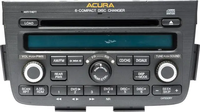 Main image of 2005-06 Acura MDX AM FM Radio 6 Disc Player Navigation 39100-S3V-A640 Face 1AF2