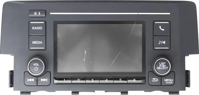 Main image of 2017-18 Honda Civic AMFM Radio Receiver Mp3 Player Part Number 39100-TGG-A520-M1