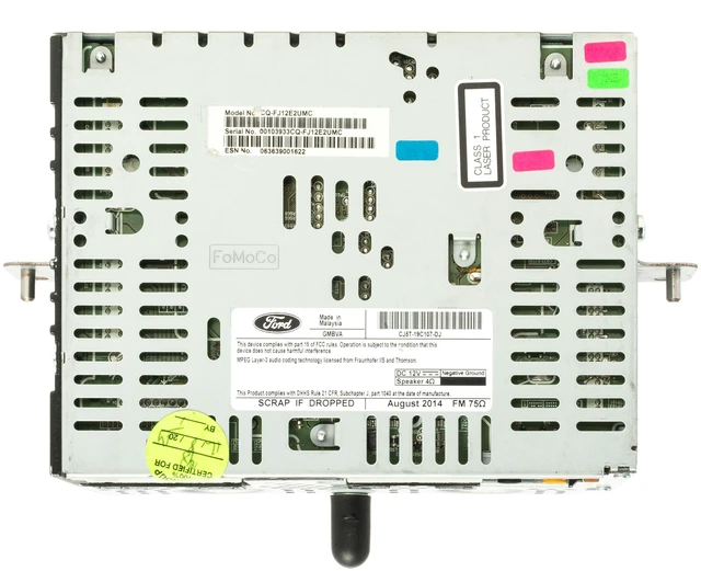 Alt view image 5 of 5 - 2013-15 Ford Escape AM FM Radio MP3 Single CD Player OEM Original CJ5T-19C107-DJ