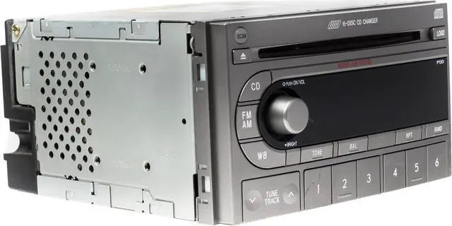Alt view image 3 of 5 - 2004-06 Subaru Forester AMFM Radio 6 Disc CD Player Model 86201-SA110 Face P130