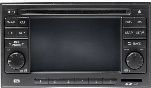 Main image of 2013-2015 Nissan Rogue AMFM SAT Radio 6 Disc CD Player GPS Navigation 259151VY1B