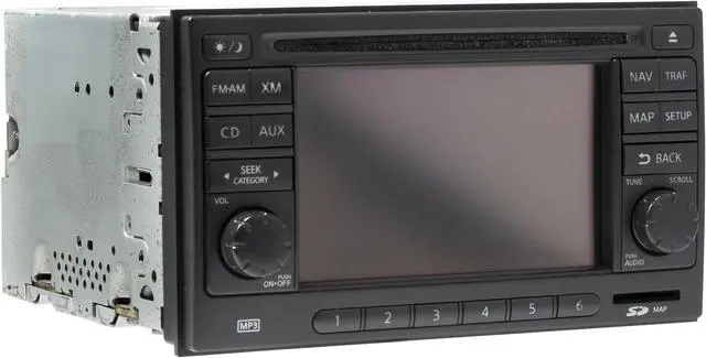 Alt view image 3 of 5 - 2013-2015 Nissan Rogue AMFM SAT Radio 6 Disc CD Player GPS Navigation 259151VY1B