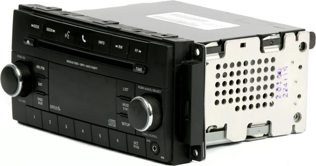 Alt view image 4 of 6 - 2012-17 Dodge 1500 2500 3500 Jeep Liberty Wrangler Stereo CD Aux RES P05091198AA