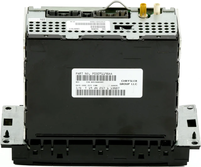 Alt view image 6 of 6 - 2012-17 Dodge 1500 2500 3500 Jeep Liberty Wrangler Stereo CD Aux RES P05091198AA