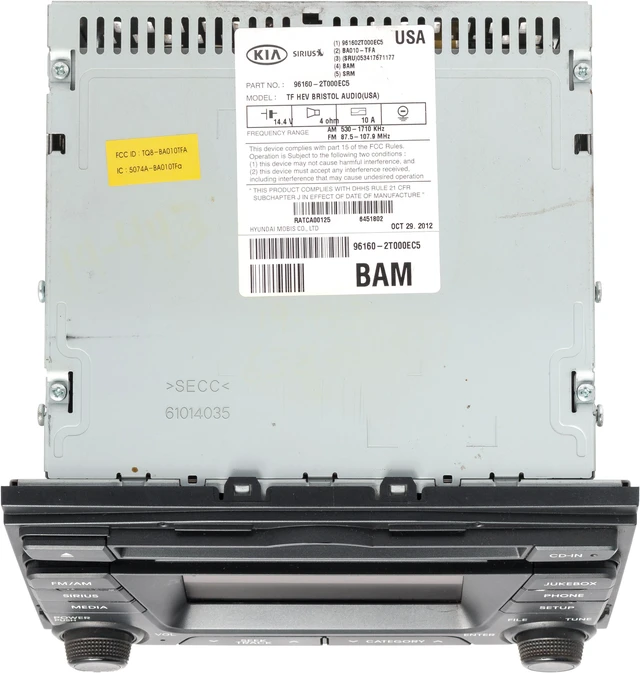Alt view image 5 of 5 - 2011-2013 Kia Optima AM FM Radio CD Player Satellite Capable 96160-2T000EC5