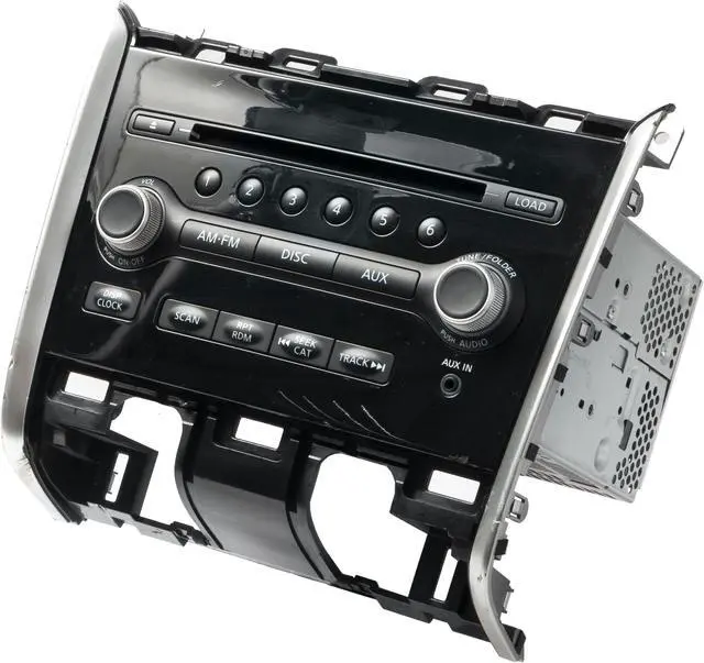 Alt view image 2 of 5 - 2013-2016 Nissan Pathfinder AMFM Radio 6 Disc CD MP3 Player Aux Input 281853KA1A